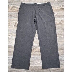 Linksoul Golf Pants Mens 40/29 Gray Lightweight Stretch Flat Front Casual